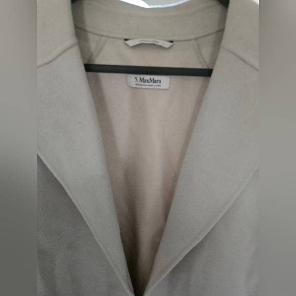 MAX MARA NEW WOOL COAT WRAP SZ 12 US - Picture 7 of 9